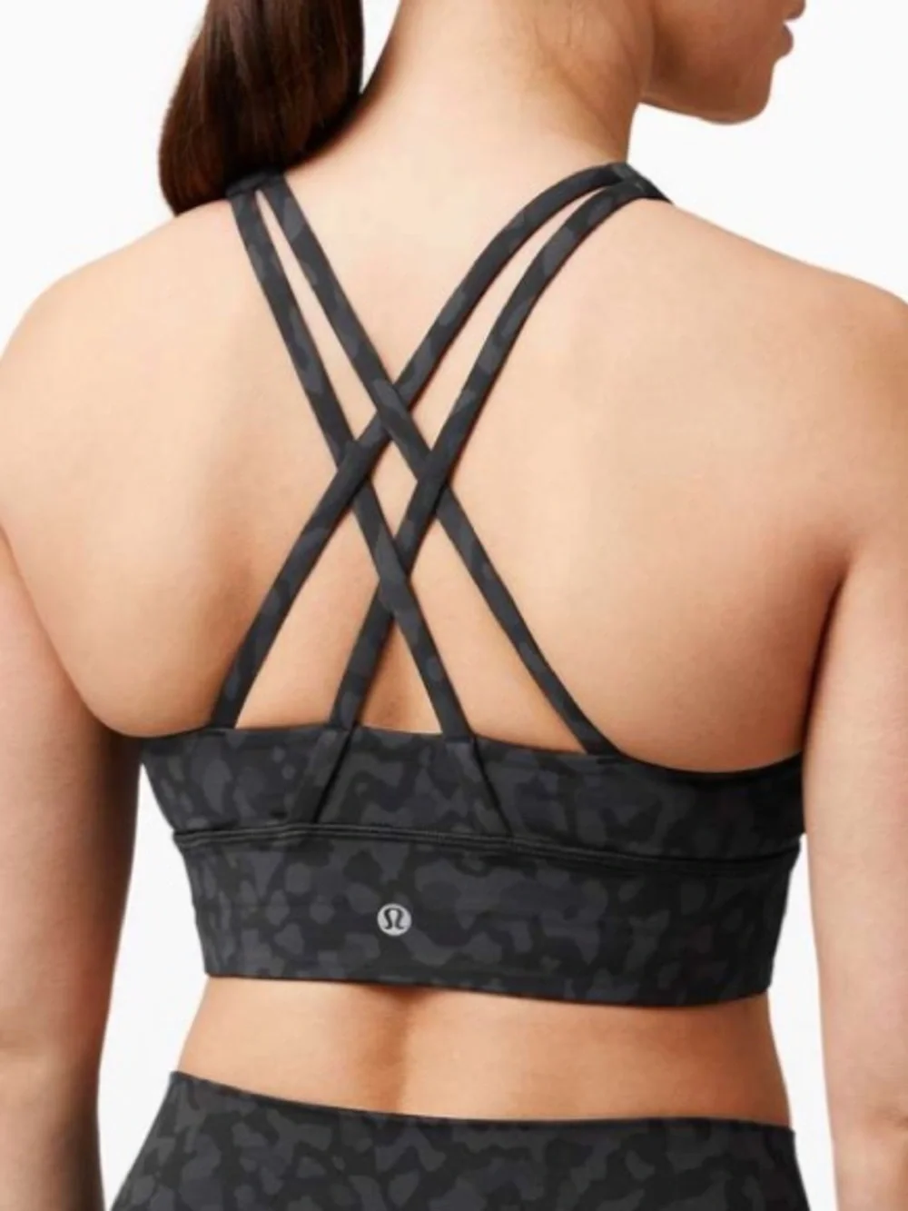 Lululemon Energy Bra High Neck Long Line Medium Support B-D